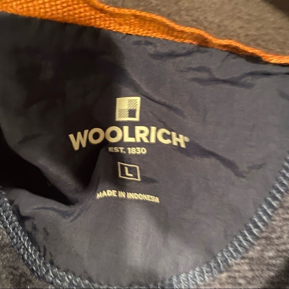 Woolrich Blue Pullover Jacket - Picture 11 of 11